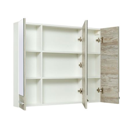 Зеркальный шкаф Runo Вудлайн 60 4620750028893 Дуб скандинавский