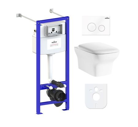 Комплект 6 в 1 Lavinia Boho Bristol Rimless 77050197, премиум с пластиковой клавишей, артикул 77050197