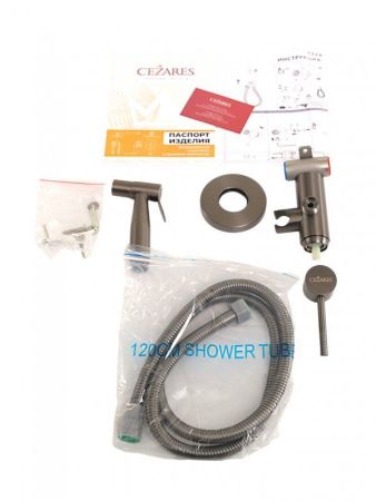 RELAX-DIF-NOP Гигиенический душ со смесителем, черный матовый, артикул RELAX-DIF-NOP