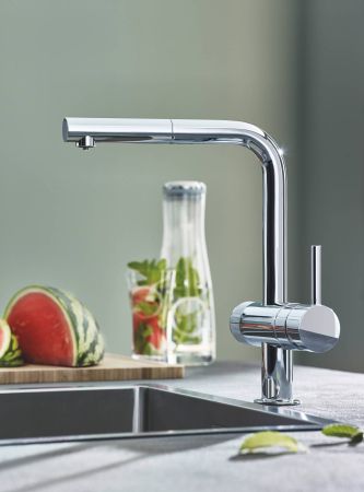 Смеситель для кухни GROHE Blue Pure Minta с функцией фильтрации, хром (119706)