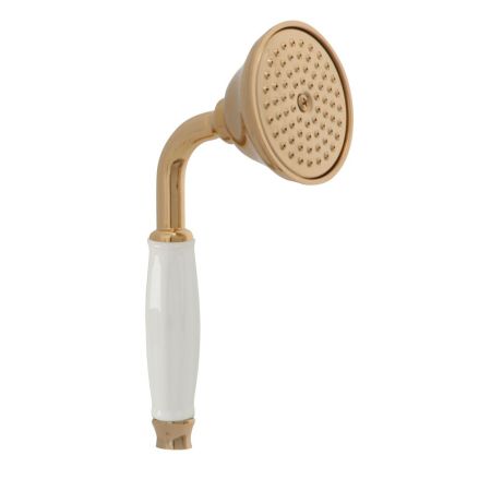 OLIVIA Ручной душ, бел./золото, артикул 19017