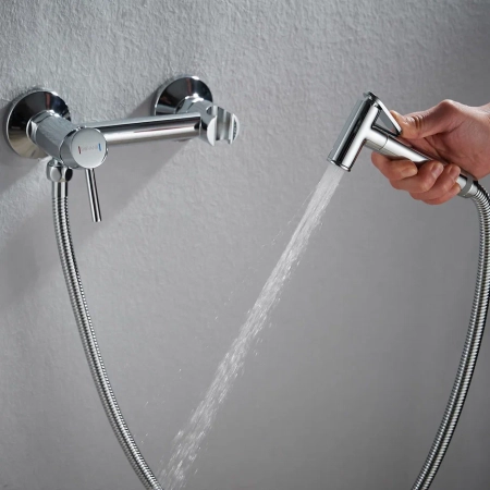 Гигиенический душ со смесителем Shevanik S107, хром