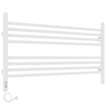 Полотенцесушитель электро "Оливия ЧК8 800*500", белый муар, левый