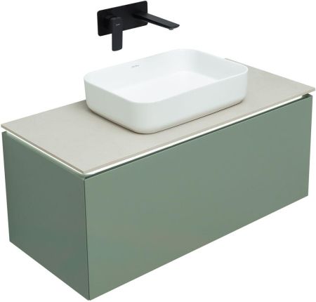 Тумба под раковину Allen Brau Infinity 100 1.21004.CGM олива матовый, артикул 1.21004.CGM