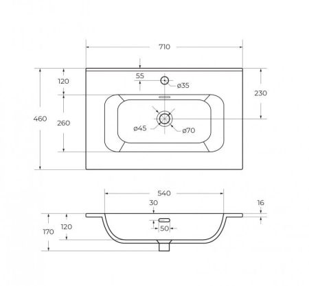 ECO-CER-N База под раковину подвесная с двумя выкатными ящиками, Фисташковый Софт, 1200x457x500, ECO-CER-N-1200-2C-SO-PS-P, артикул ECO-CER-N-1200-2C-SO-PS-P