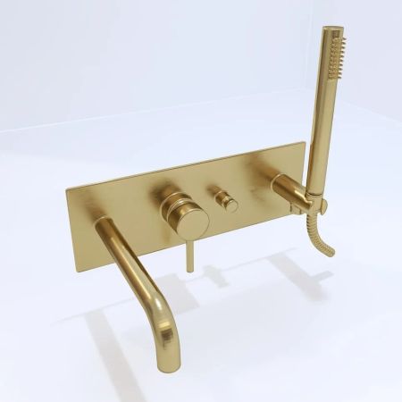 Смеситель для ванны с душем Paffoni Light LIG001HGSP (с внутренней частью), артикул LIG001HGSP