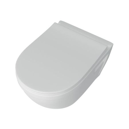 Унитаз подвесной Maretti Vittorio безободковый с микролифтом, VI10PBM82-844, белый, артикул VI10PBM82-844