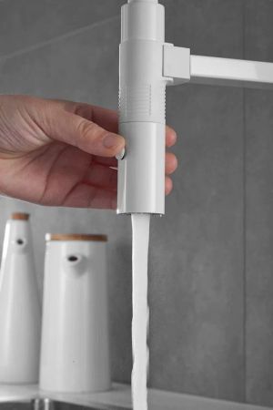 Смеситель для кухни Rose R133C, белый, артикул R133C