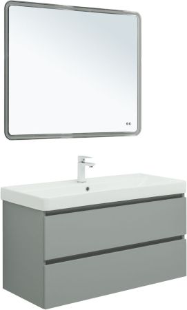 Тумба под раковину Aquanet Вега 2.0 100 мисти грин, артикул 00337957