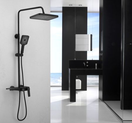 Душевая система BELZ B24572-7, черный