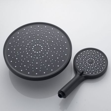 Душевая система Shevanik S4336H, черный