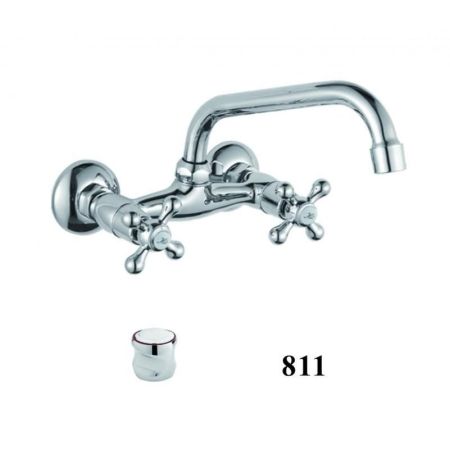 Смеситель для кухни D-Lin D142811, хром, артикул D142811