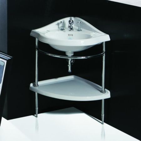 SIMAS Arcade Угловая структура для раковины AR884 и полки AR894, цвет хром, артикул 1011cr