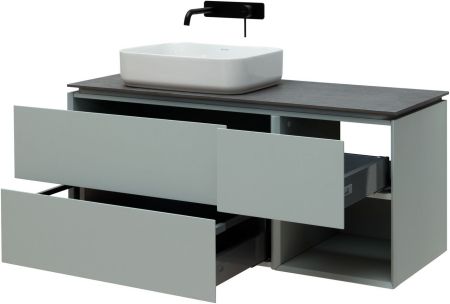 Тумба под раковину Allen Brau Infinity 120 1.21005.PWM L папирус матовый, артикул 1.21005.PWM