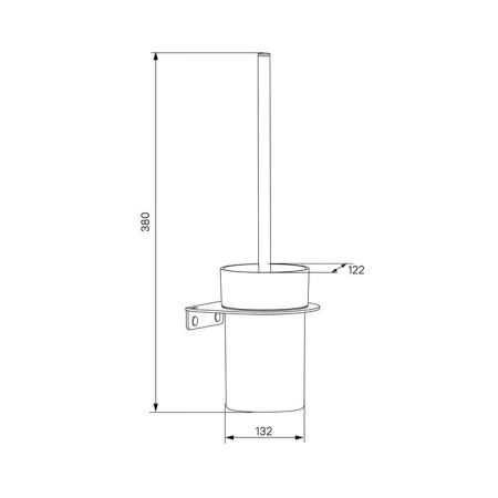 Ерш IDDIS Noa белый матовый (NOAWTG0i47), артикул NOAWTG0i47