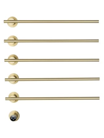 Полотенцесушитель электрический встраиваемый WONZON & WOGHAND DORTMUND, Брашированное золото (WW-A365-BG), артикул WW-A365-BG