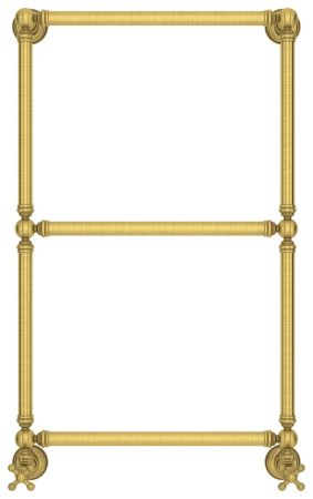 Полотенцесушитель водяной "Ренессанс 1304" 860х500 (Состаренная ЛАТУНЬ)