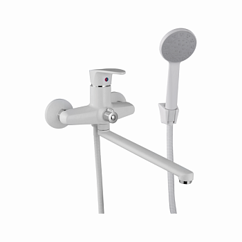 Смеситель для ванны PLstart PL2205-8, белый