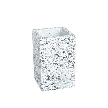 Стакан для ванной комнаты FIXSEN PUNTO FX-200-3, белый/серый