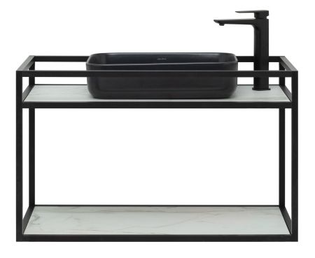 Консоль под раковину Allen Brau Liberty 90 1.33003.BB черный браш, артикул 1.33003.BB