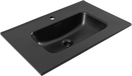 Раковина Aquanet Flat 70 черная матовая