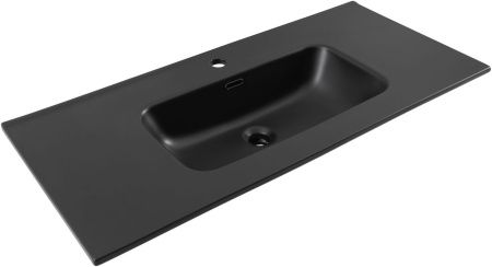 Раковина Aquanet Flat 100 черная матовая