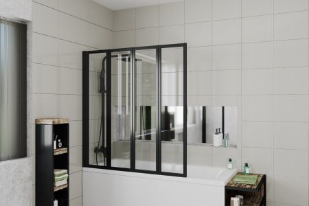 Шторка BOUNA-B для ванной Cerutti SPA (130х140), артикул BOUNA-B