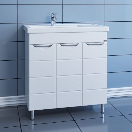 Тумба под раковину СаНта Родос 80 П 206019, напольная (ум.Фостер80П)