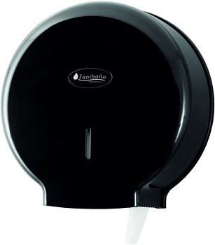 Sanibano, диспенсер для бумаги промышленный, цвет черный глянец