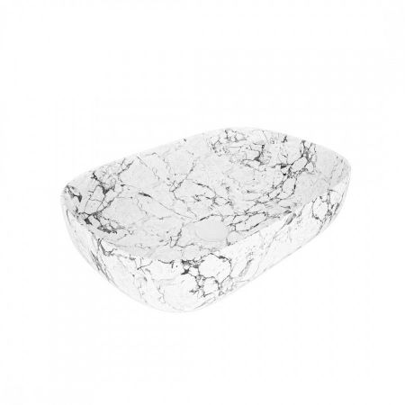 Раковина чаша Maretti FL13NS66-740MR, белый мрамор, артикул FL13NS66-740MR