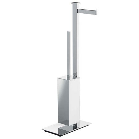 Colombo Units Напольная стойка с держателем т/б и ершом, DX, цвет: хром, артикул B9107D.CR