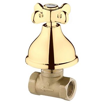 Запорный вентиль Webert Ottocento OT690101010, золото