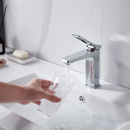 Смеситель для раковины Shevanik S4601, хром, артикул S4601