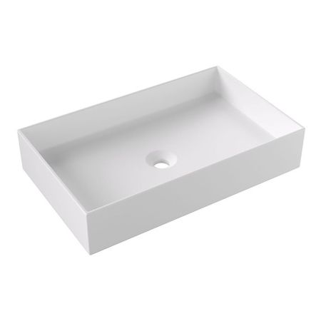Раковина, Alice, Hide, ширина, мм-600, глубина, мм-370, высота, мм-120, тип установки-накладной (настольный), отверстия для смесителя-отсутствуют, без перелива, донный клапан-необходимо заказать, материал-керамика, вид грязеотталкивающего покрытия-Aliglaz, артикул 31130109