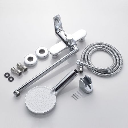 Смеситель для ванны Shevanik S4322, хром