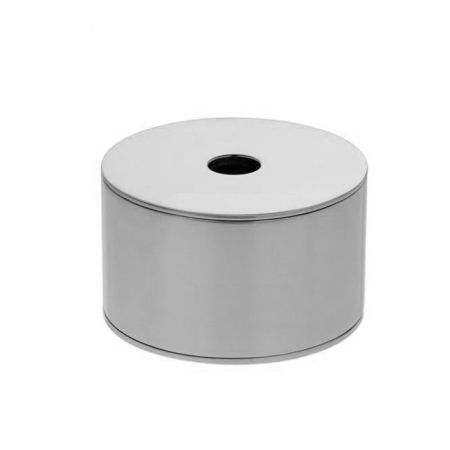 OASIS DEFILE Контейнер Ø110х65 мм., настольный, гладкий, цвет хром, артикул 0AGD024CR