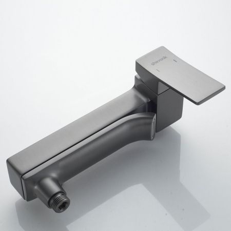 Смеситель для ванны Shevanik S4002T, оружейная сталь, артикул S4002T