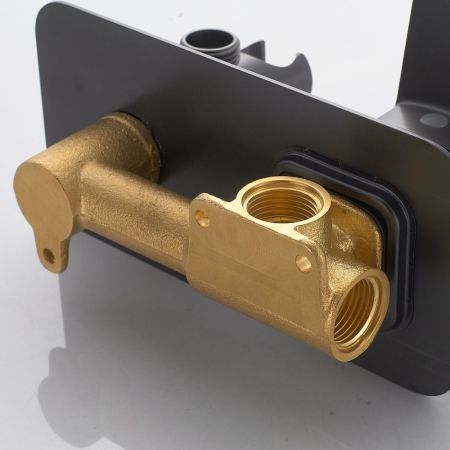 Гигиенический душ со смесителем Shevanik S9905T, оружейная сталь