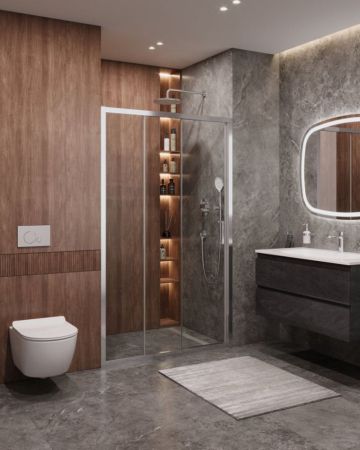 MOLVENO-BF-3-90-C-Cr-IV Душевая дверь, артикул MOLVENO-BF-3-90-C-Cr-IV