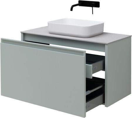 Тумба под раковину Allen Brau Fantasy 100 1.11004.PWM папирус матовый, артикул 1.11004.PWM