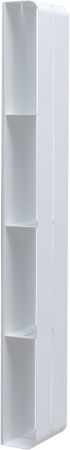 Полка Aquanet Магнум 20x130 белая матовая, вертикальная, артикул 00302240