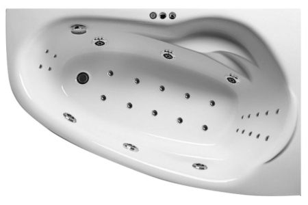 Ванна акриловая правосторонняя Relisan ZOYA Гл000001248, 140x90, артикул Гл000001248