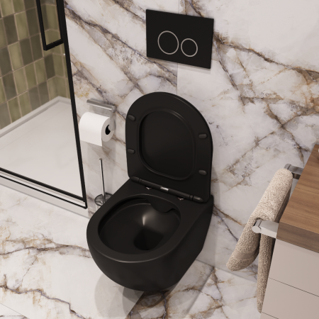 Унитаз SELLA Aria MB подвесной безободковый Cerutti SPA CT9160 Унитаз SELLA Aria MB подвесной безободковый Cerutti SPA CT9160