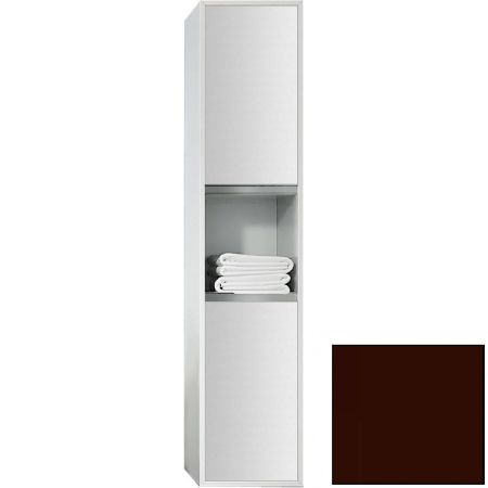 Шкаф пенал SanVit Контур 32 pkontur в цвете Ral горизонтальные ручки подвесной Шоколад, артикул pkontur