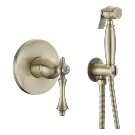 Гигиенический душ со смесителем Rose R0105Q, бронза, артикул R0105Q