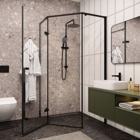 Ограждение C2A душевое Cerutti SPA без поддона (100x100x195), артикул C2A