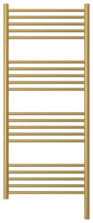 Полотенцесушитель электрический "БОГЕМА 3.0" прямая 1200х500 / МЭМ правый (Матовое золото)