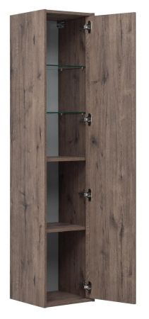 Шкаф-пенал Aquanet Lino 35 Дуб Веллингтон, артикул 00253914