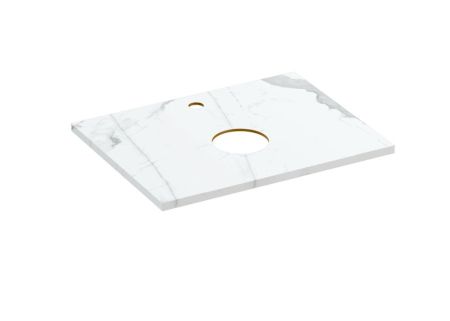 Столешница Cersanit STONE из керамогранита Energy 60x45x2 белый матовый (63856), артикул 63856