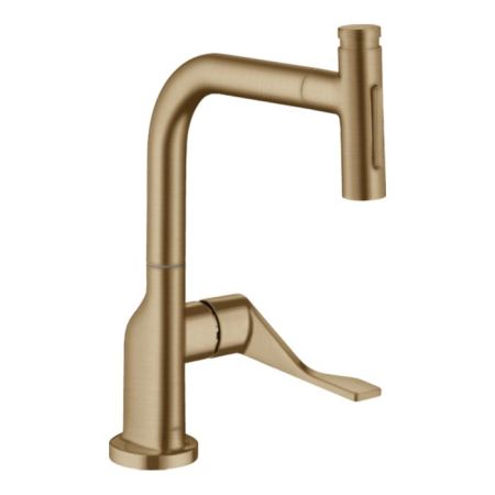 AX Citterio Кухонный Смесительс выт. изливом, цвет шлифованная бронза, артикул 39862140
